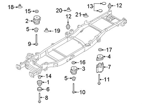 2016 Ford E 350 Super Duty Locator Pin Locating Body Mounting Cab