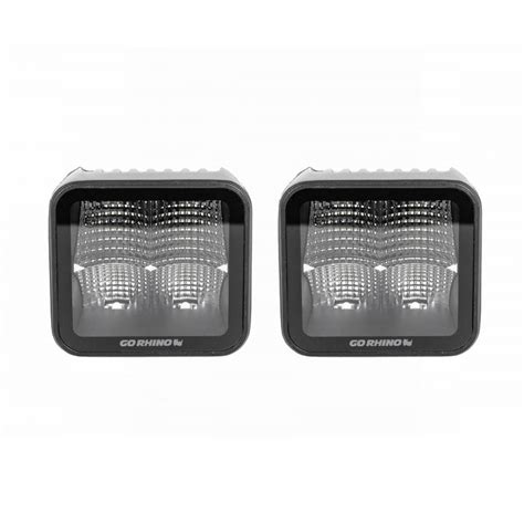 Faros Cubeit Gr Blackout Series Par Spot Big Country