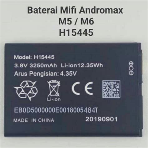 Jual Baterai Modem Mifi G Lte Smartfren Andromax M M Model Batre