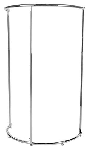 Displays2go Half Circle Clothing Rack Adjustable Height From 48 72