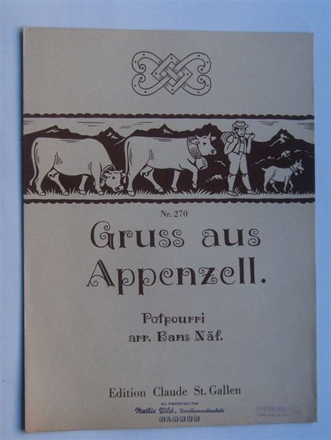 Notenblatt Gruss Aus Appenzell Kaufen Auf Ricardo