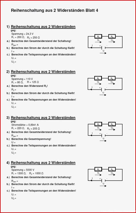 Ohmsches Gesetz Arbeitsblatt 5 Methoden Sie Kennen Müssen Kostenlose