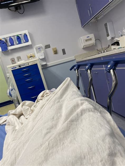 Hospital Room with Bed and Medical Equipment