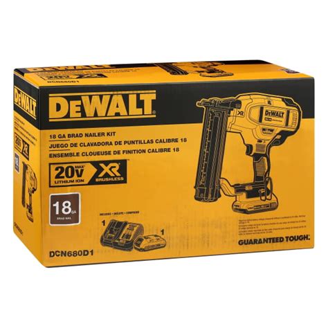 Dewalt 20v Max Xr 18 Ga Cordless Brad Nailer Kit