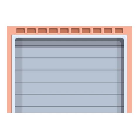 Garage Smart Gate Icon Cartoon And Flat Style Vector Art At