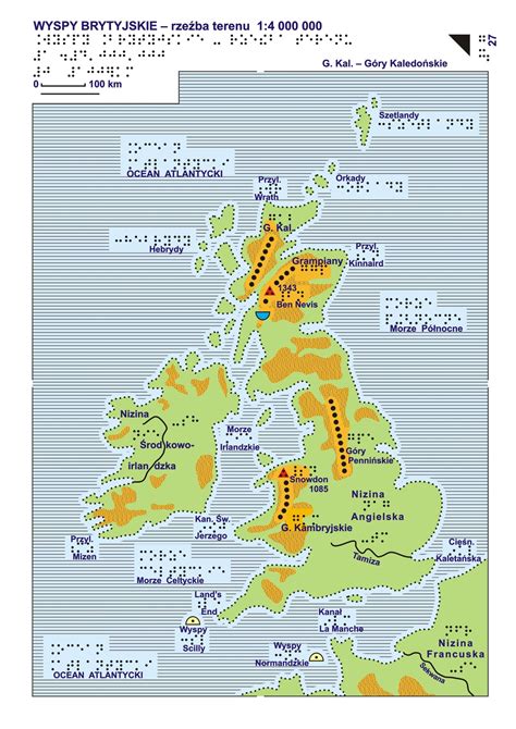 Uk Mountains Map Uk Mountain Ranges Map Northern Europe