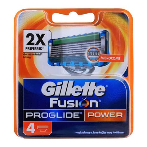 Buy Gillette Fusion Proglide Power Cartridges Razor Blades Pack