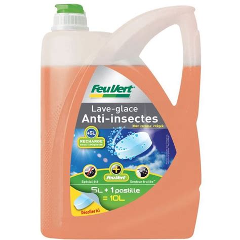 Lave Glace Anti Insectes 5L Pastille 5l Offerte Feu Vert Feu Vert