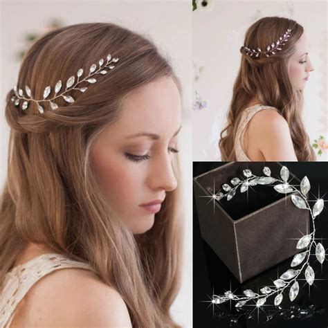 Diamante Marquise Rhinestone Headband Women Party Pageant Crystal