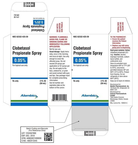 Clobetasol Spray Fda Prescribing Information Side Effects And Uses