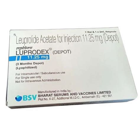 Luprodex Leuprolide Acetate Injection 1125mg 2ml Prescription At Rs 350box In Aurangabad