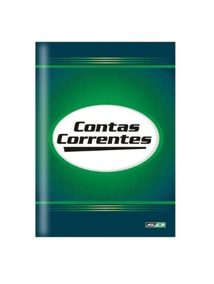 LIVRO CONTA CORRENTE GRANDE 50 FOLHAS Encape Papelaria E Encadernadora