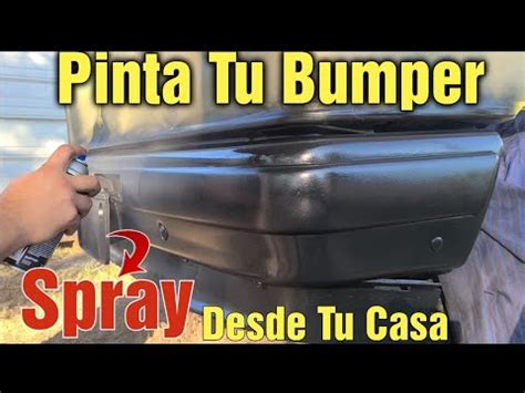 Pintar Parachoques Con Spray Como Pintar El Bumper De Mi Carro Con