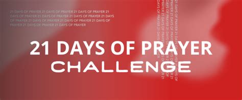 21 Days of Prayer Featured Image - Red Letter Living