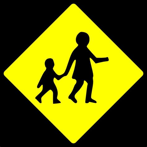 School Crossing Sign Clip Art Free Image Download