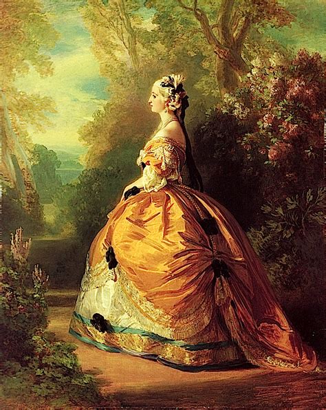 1854 Empress Eugénie à la Marie Antoinette by Franz Xavier Winterhalter ...