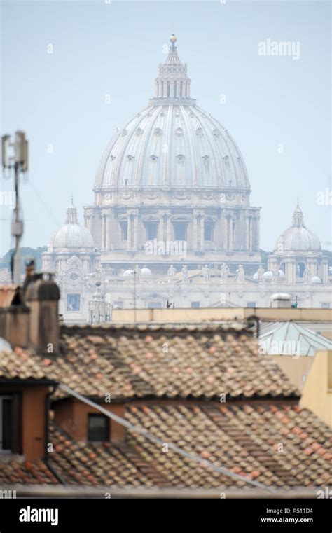 Carlo Maderno Facade And Michelangelo Dome Of Italian Renaissance