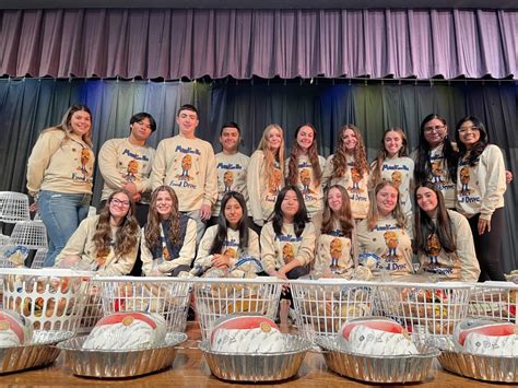 Another Successful Thanksgiving Food Drive At Monticello High School