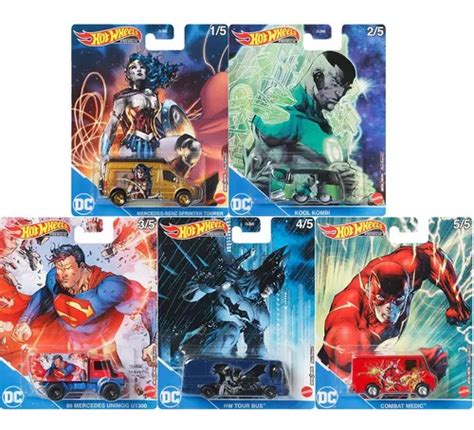 Hot Wheels Pop Culture Dc Comics Set C Mattel