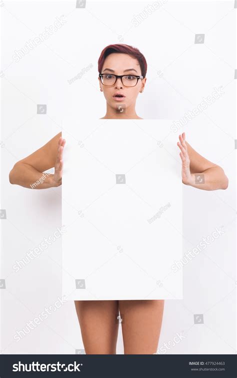Naked Woman Short Red Hair Glasses库存照片477924463 Shutterstock