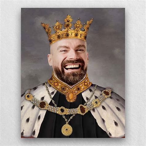 Custom Portrait King My Royal Portraits On Canvas