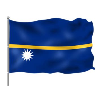 Nauru Flag With Waving Brush Stroke Clipart Hd Images Nauru Flag Brush