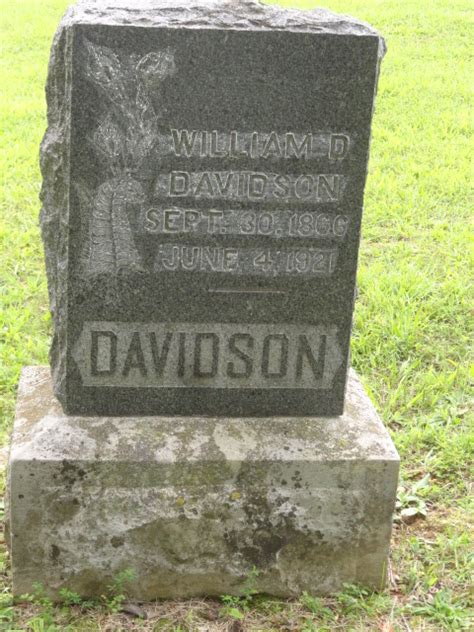 William Delaney Davidson M Morial Find A Grave