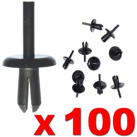 X Defender Afu Wheel Arch Mud Spat Push Rivet Plastic Clips Land