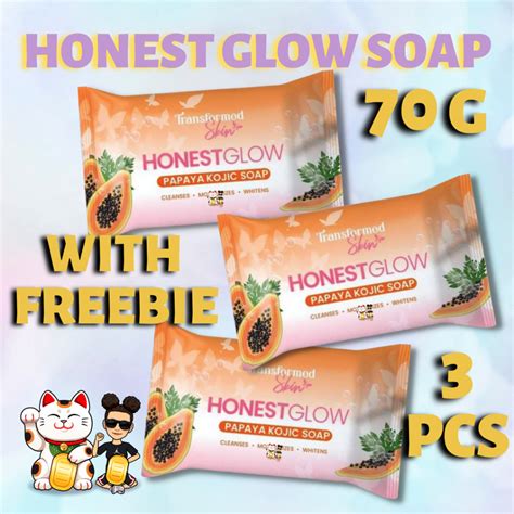 Buy 3 For P100 Honest Glow Kojic Papaya Soap 70g Shopee Philippines