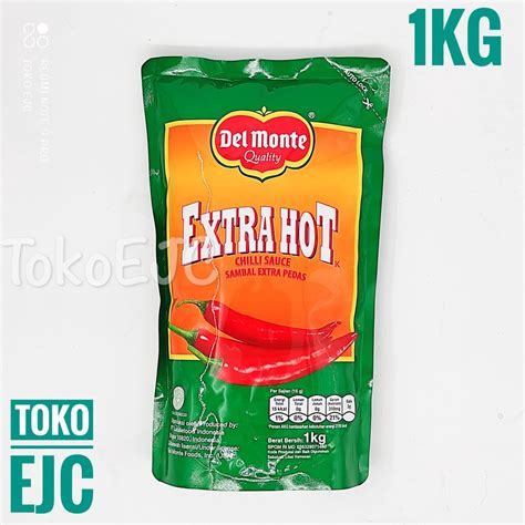 Jual Delmonte Extra Hot Sambal Extra Pedas Kg Saus Sambal Saus