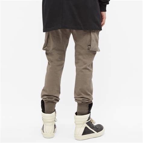 Rick Owens Drkshdw Heavyweight Jersey Mastodon Cargo Pant Dust End Se