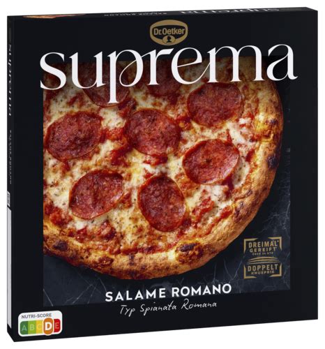 Suprema Salame Romano Pizza Suprema Dr Oetker