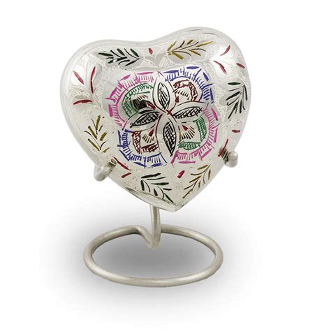 Lattice Heart Keepsake Urn Oneworld Memorials