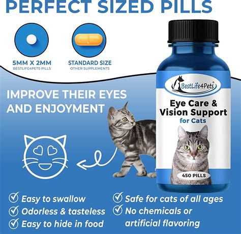 Cat Eye Care Holistic Treatment For Infections Swelling And Discharge 450 Ct Pills For