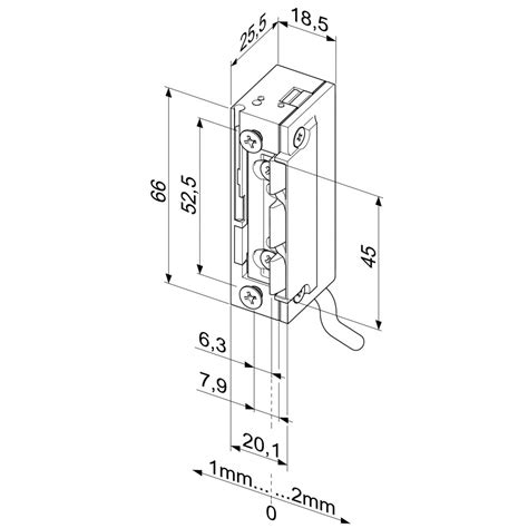 Gâche électrique à larder étanche à rupture 12V 138 W Profix 2