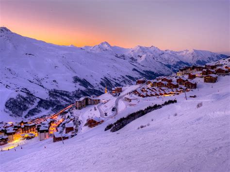 Plan Des Pistes De Ski Les Menuires France