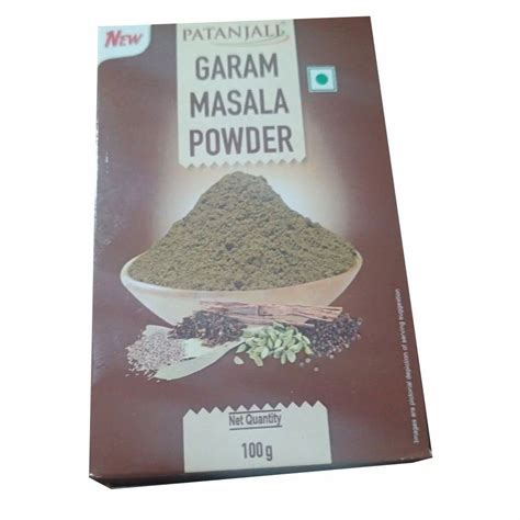 G Patanjali Garam Masala Powder Packaging Size Gm At Rs Box