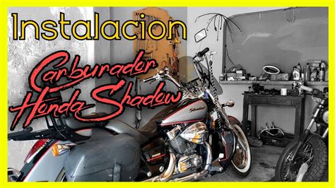 HONDA SHADOW 750 Paso a Paso Instalación del Carburador YouTube