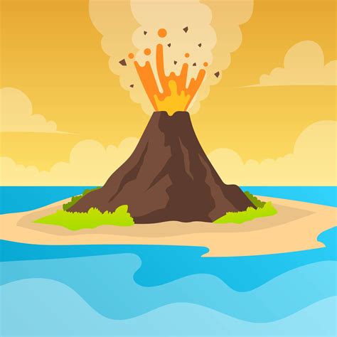 Volcanic Eruption Clip Art