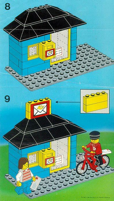 Lego Instructions For Set 6689 Post Station Town Postal