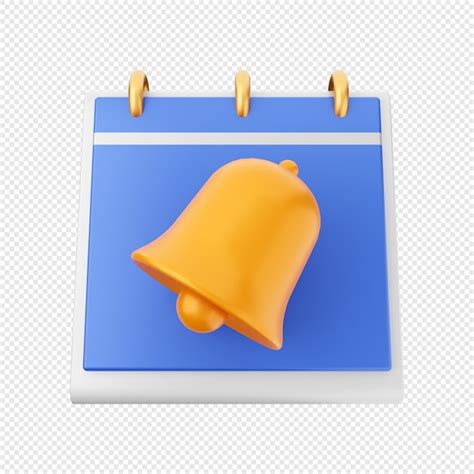 Premium Psd D Calendar Date Schedule Icon Illustration