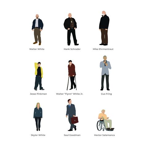 Breaking Bad Characters (9 PNG) - Download now for free – Studio Alternativi