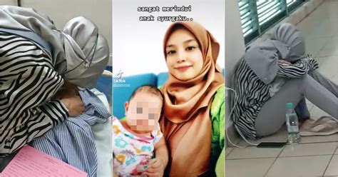 Tak Sempat Dapatkan Rawatan Ibu Peluk Cium Jasad Anak Pergi Dalam