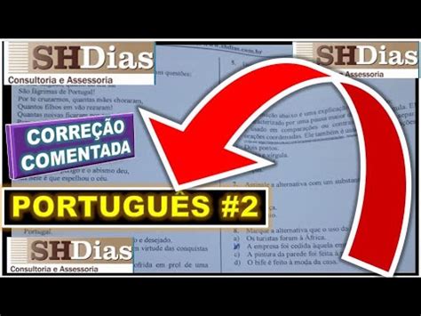 10 Questões de Português Correção da Prova de Salto 2023 Banca shdias