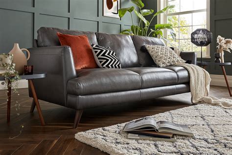 Pictures Of Living Rooms With Grey Leather Sofas Bryont Blog