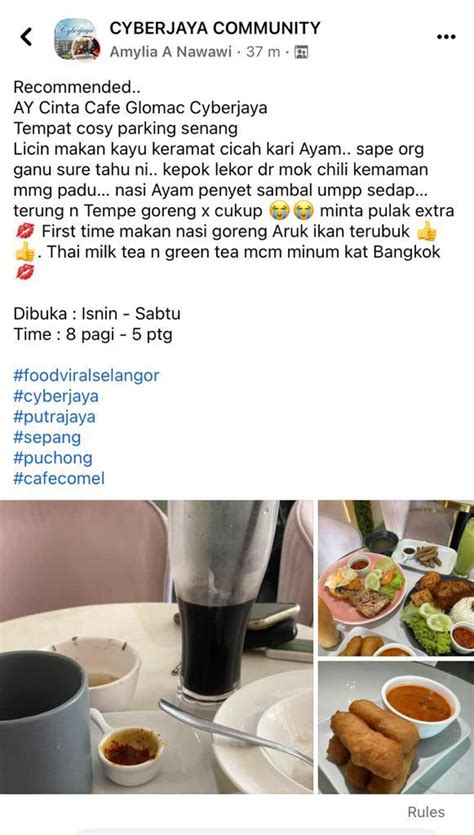 Cyberjaya Info On Twitter Rt Aycintacafe Good Morning Semua