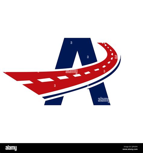 Letter A Transport Logo A Letter Road Logo Design Transportation Sign