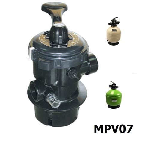 Emaux มัลติพอร์ทวาล์ว 1.5 นิ้ว สำหรับถังกรองรุ่น MPV07 MFV & TMG Series ...