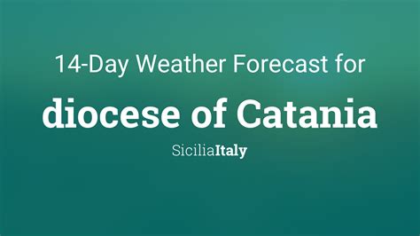 Diocese of Catania, Italy 14 day weather forecast