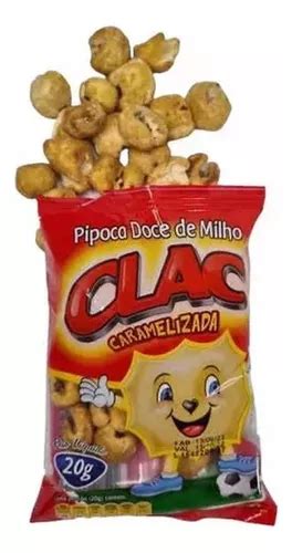 Pipoca Doce Deliciosa Caramelizada Clac 50 Unidades 20g Cada MercadoLivre